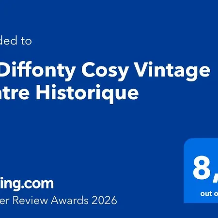 Le Diffonty Cosy Vintage Centre Historique 公寓 拉西约塔